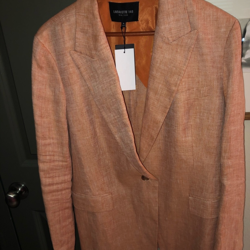 Lafayette New York Linen Blazer